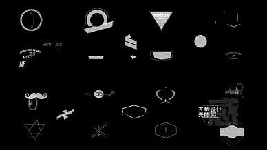 114组多种形式创意徽章文字标题视频的预览图